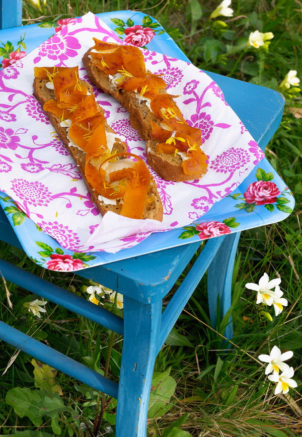 Tartine à la poutargue